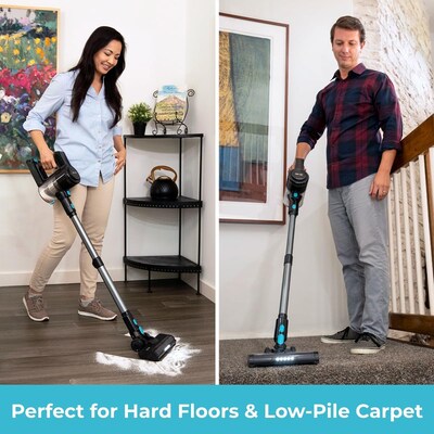 EyeVac Reach Cordless Stick Vacuum, Bagless, Multicolored (EVRBT)