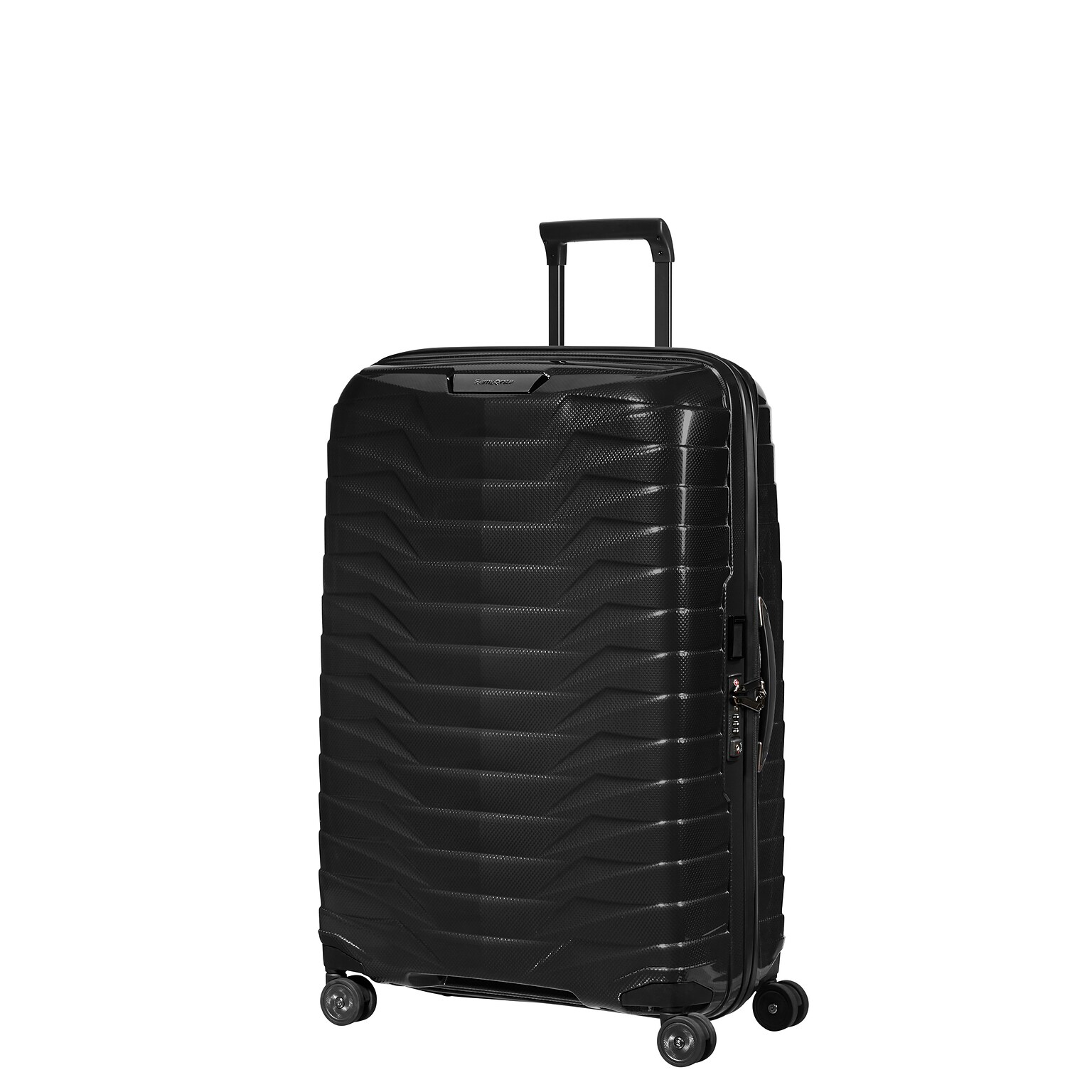 Samsonite Proxis 27 Hardside Suitcase, 8-Wheeled Spinner, Black (141846-1041)