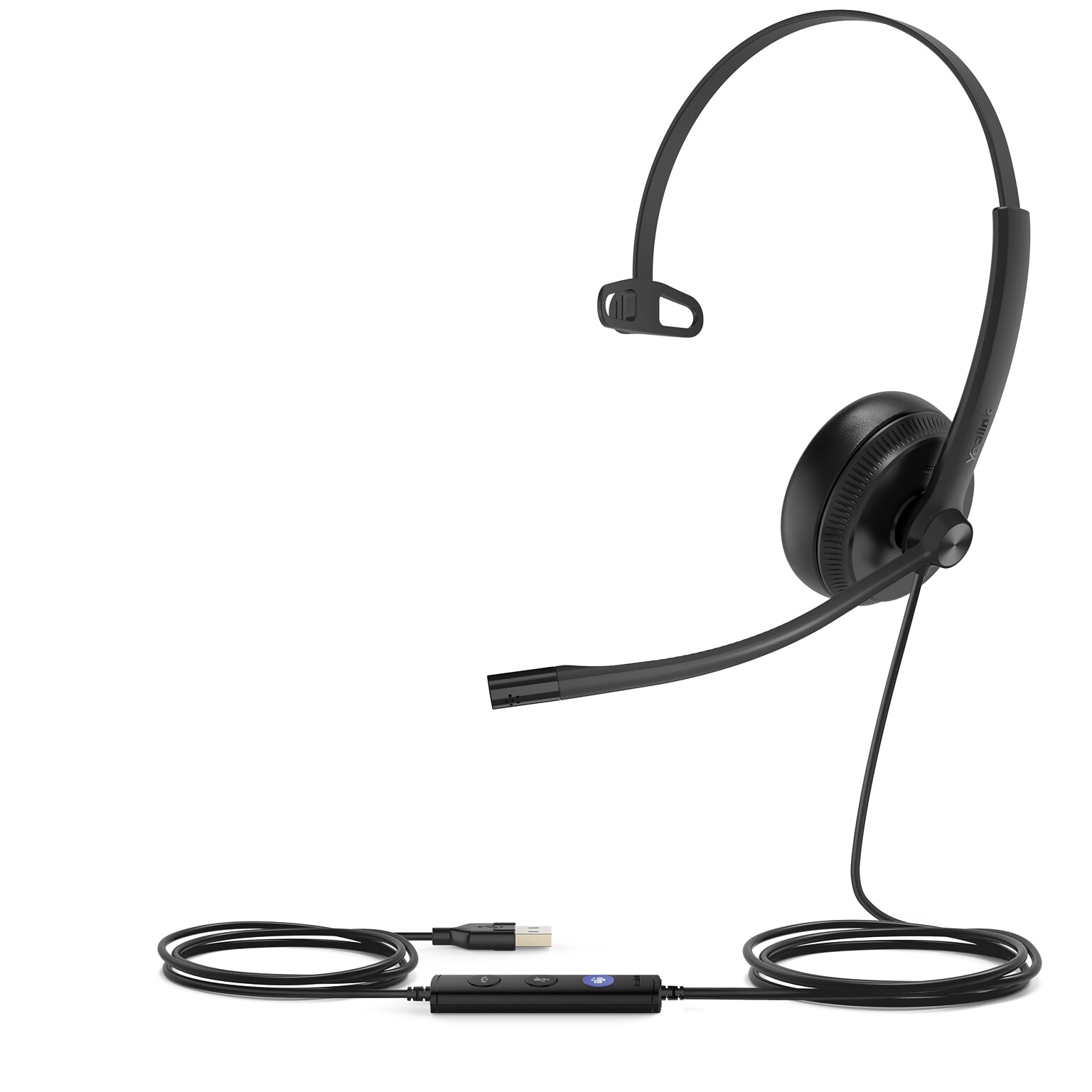 YeaLink UH34 Noise Canceling Mono On-Ear Headset, MT Certified (1308014)
