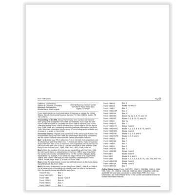 ComplyRight 2025 1096 Tax Form, 1-Part, Transmittal, 25/Pack (510025)