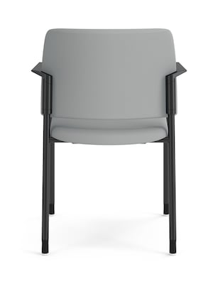HON Accommodate Vinyl Upholstered Guest Stacking Chair, Flint/Textured Charcoal, 2/Pack (HSGS6.F.E.SX04.P7A)