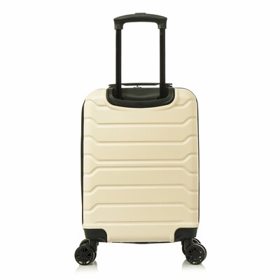 InUSA Trend 22.4" Hardside Suitcase, 4-Wheeled Spinner, TSA Checkpoint Friendly, Sand (IUTRE00S-SAN)
