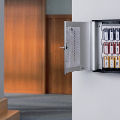 Durable 72 Key Cabinet, Silver (1955-23)