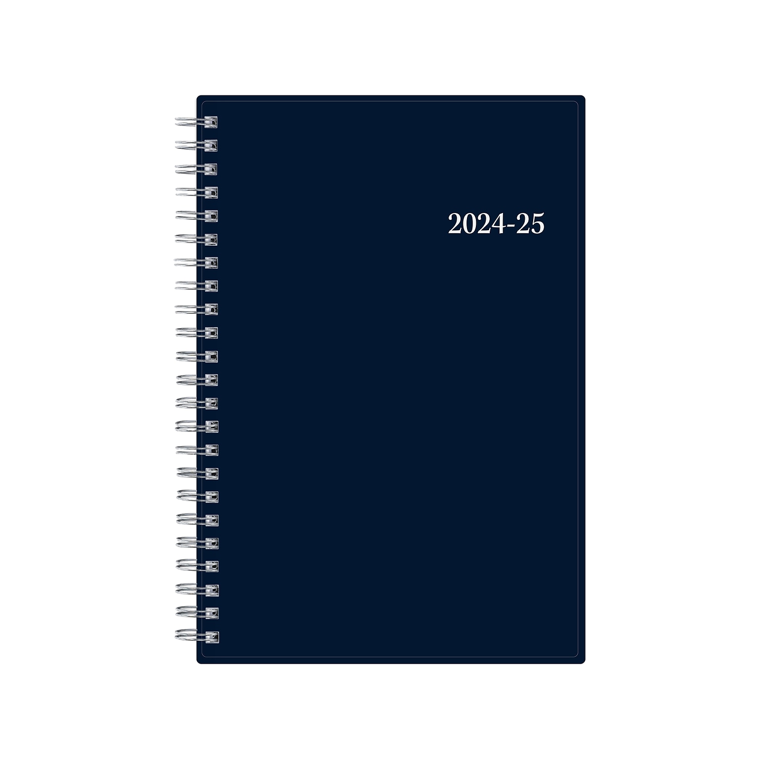 2024-2025 Blue Sky Collegiate Navy 5 x 8 Academic Weekly & Monthly Planner, Plastic Cover, Navy (148673-A25)