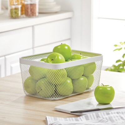 iDesign Steel Organizer, Matte White (25958)