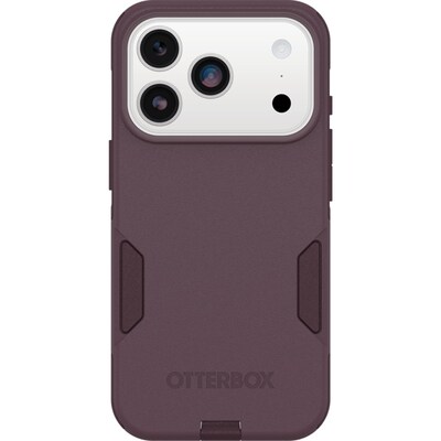 OtterBox Commuter Series MagSafe Phone Case for iPhone 17 Pro, Shock Absorbing, Purple Mystery (77-98328)