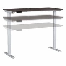 Bush Business Furniture Move 40 Series 28-48 Adjustable Standing Desk, Storm Gray/Cool Gray Metall