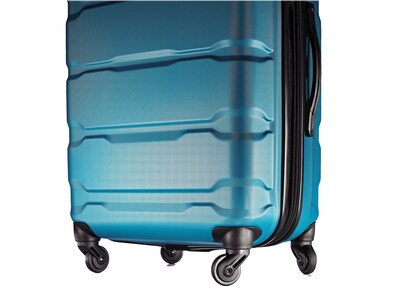 Samsonite Omni PC Polycarbonate 4-Wheel Spinner Luggage, Caribbean Blue (68310-2479)