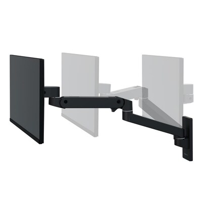 Ergotron LX Pro Adjustable Single Monitor Arm Wall Mount, Up to 34", Black (45-683-292)