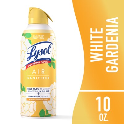 Lysol Air Sanitizer Spray, White Gardenia, 10 oz. (19200-95765)