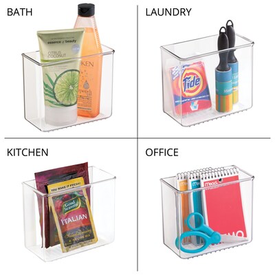 iDESIGN Adhesive Organizers, Clear, 2/Set (27935M2)