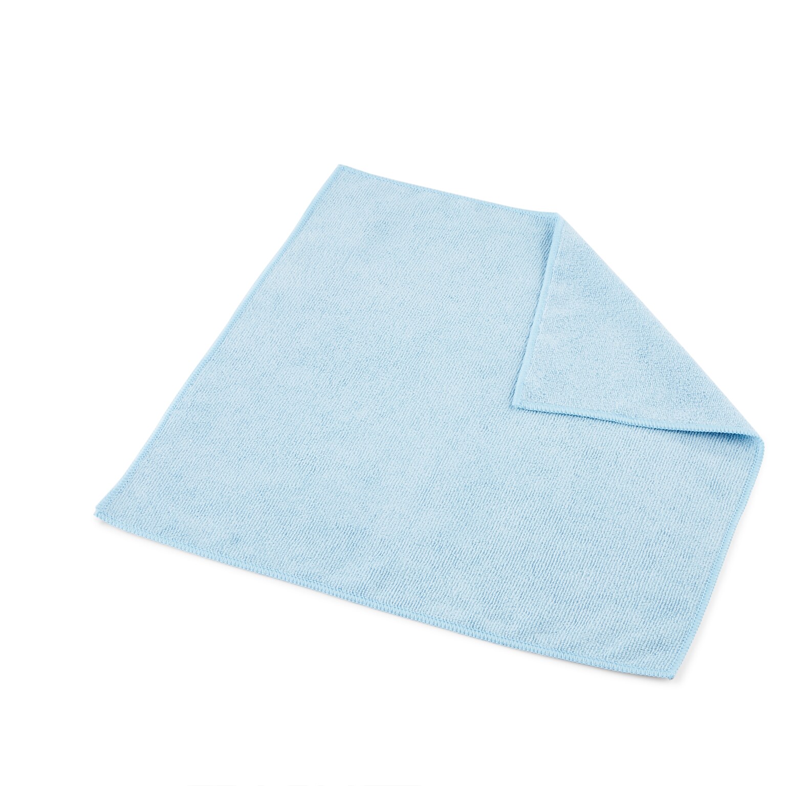 Coastwide Professional™ Microfiber Cloths, 16 x 16, Blue, 144/Pack (CW45466WCT)
