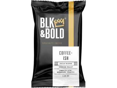 BLK & Bold Coffee-ish Chocolate/Graham/Fruity Coffee Frac Pack, Medium Roast, 2.25 oz., 42/Carton (0