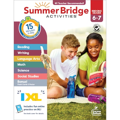 Summer Bridge Activities Grades 6 - 7 Activity Book (705521)
