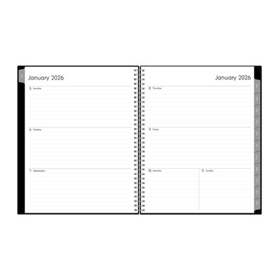 2026 Blue Sky Enterprise 8.5 x 11  Weekly & Monthly Planner, Plastic Cover, Black (111288-26)