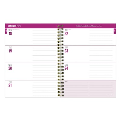 2027 TF Publishing Graphic Petals 6.5" x 8"  Weekly & Monthly Standard Planner, Paperboard Cover, Multicolored (27-9208)