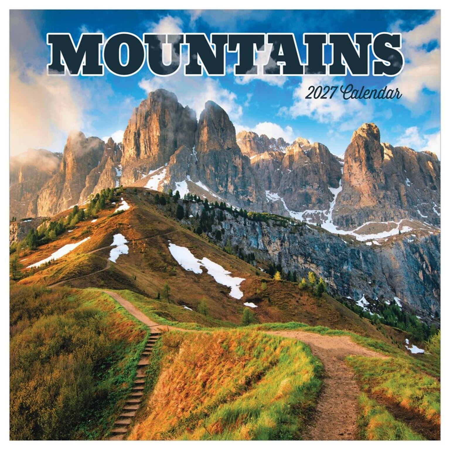2027 TF Publishing Mountains 12 x 12 Monthly Wall Calendar (27-1017)