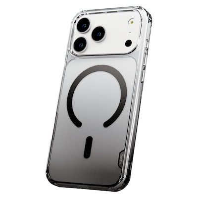 TUFF8 Gradient MagSafe Phone Case for iPhone 18 Pro Max, Shock Absorbing, Clear/Black (T8MG-IP1804)