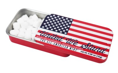 Amusemints American Flag Mints Tin