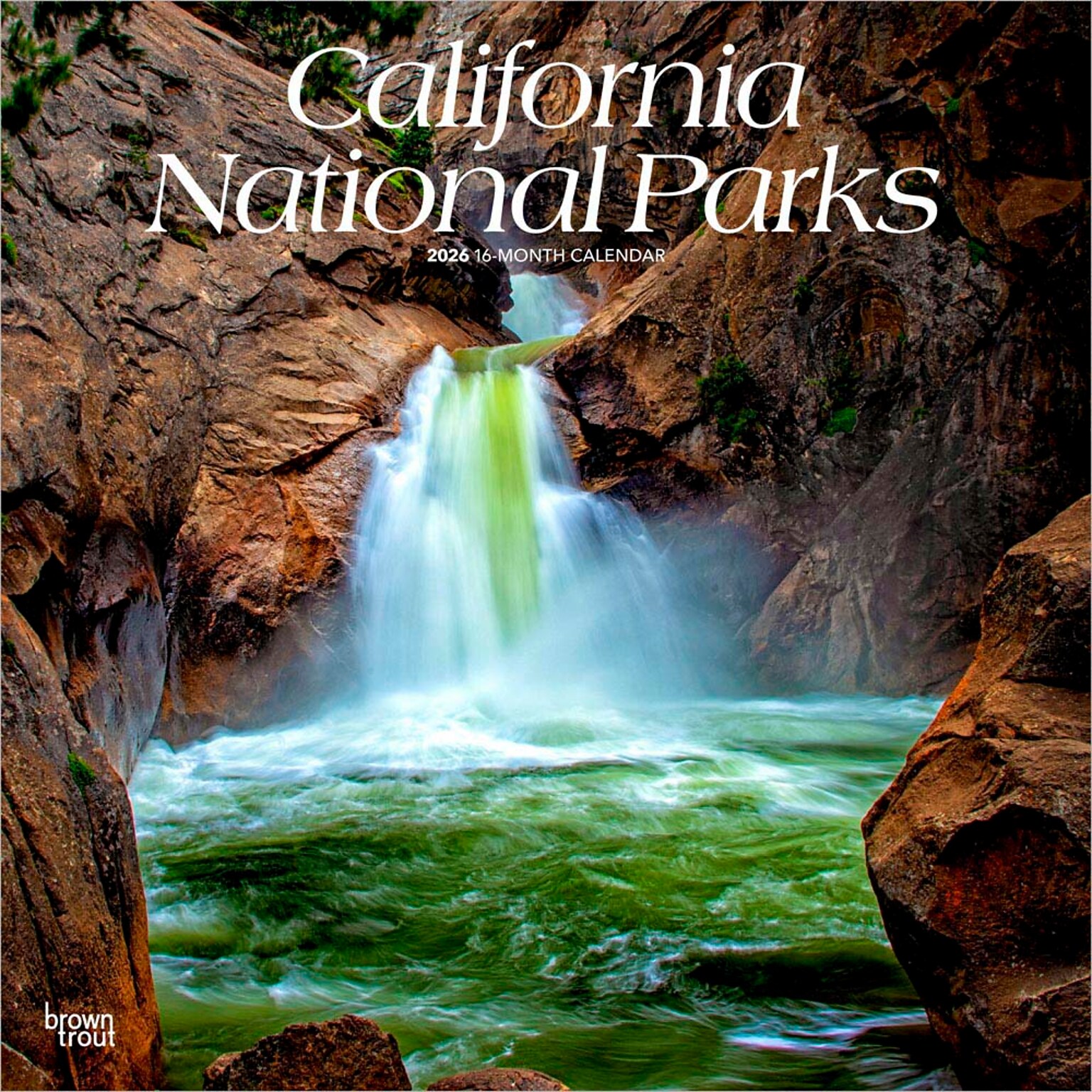 2026 BrownTrout California National Parks 12 x 12 Monthly Wall Calendar (9798330702725)