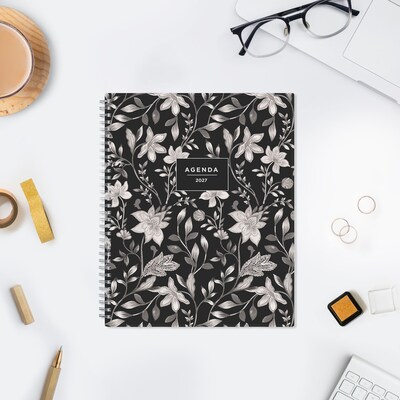 2027 Blue Sky 8.5" x 11" Weekly & Monthly Planner, Black/White (160989)