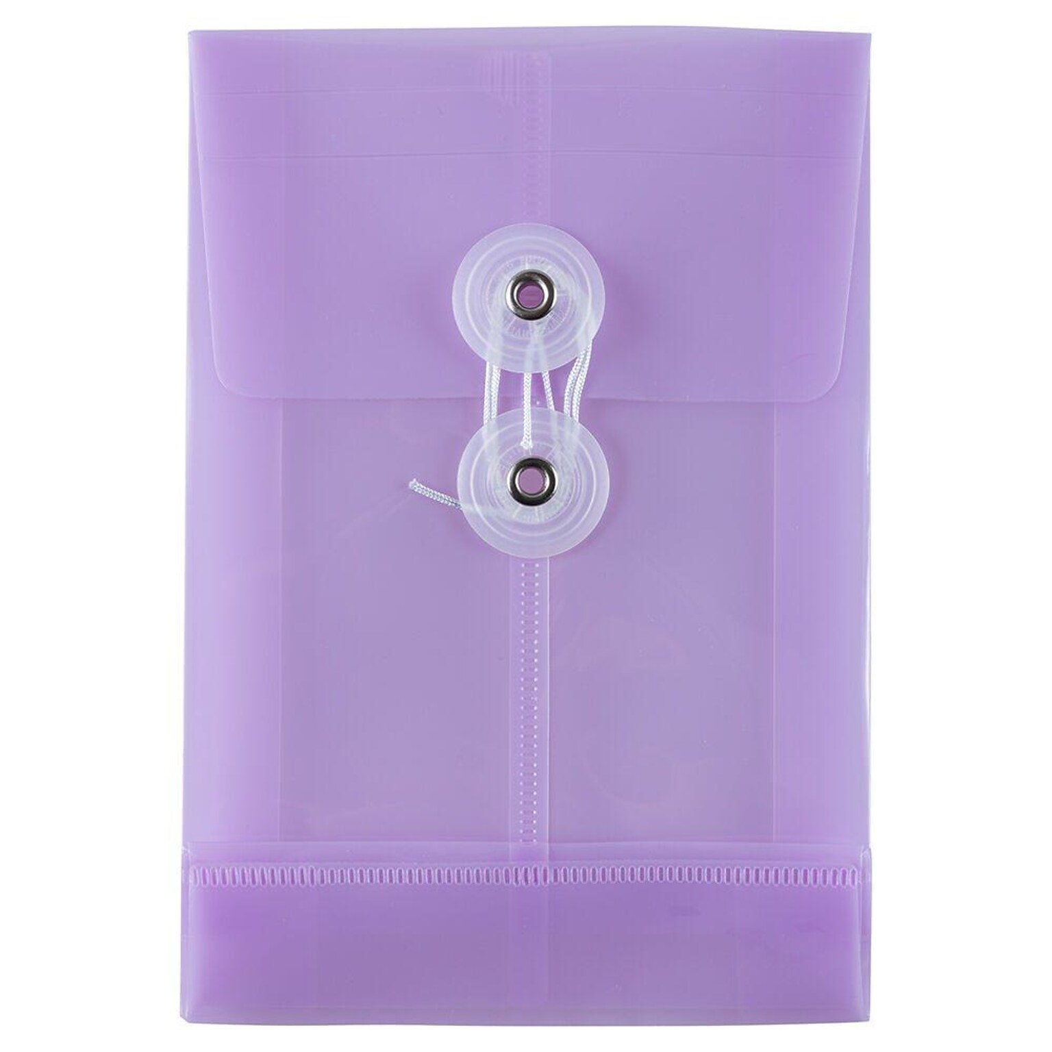 JAM Paper Premium Expanding Wallet with Button & String Closure, 4 1/4 x 6 1/4, Lilac Purple, 3/Pack (473B1llax3)