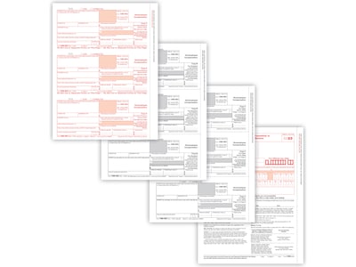 ComplyRight® 1099-NEC 3-Part Tax Form Set, 3-Up, Copy A, B, C, Pack of 100