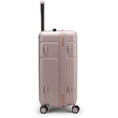 SwissDigital KATY ROSE NG 40.9" Hardside Suitcase, 4-Wheeled Spinner, TSA Checkpoint Friendly, Lotus Pink (SD452725W-82)