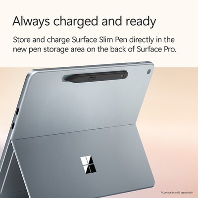 Microsoft Surface Pro 12", Copilot+ PC, Snapdragon X Plus, 16GB RAM, 512GB UFS, 16 Hour Battery, Windows 11 Home, Ocean
