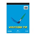 Roaring Spring Paper Products 9 x 12 Watercolor Pad, 25 Sheets, 24/Case (52511cs)