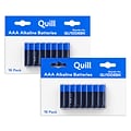 Quill Alkaline AAA Batteries 32/Pack