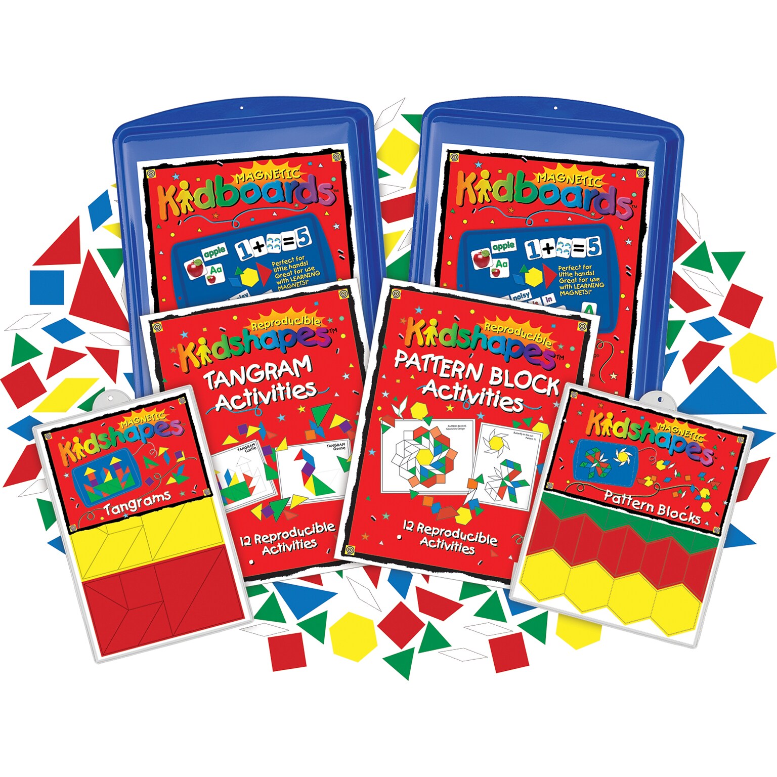 Barker Creek Learning Magnets Math Manipulatives Activity Kit, 154/Set (LM2340)