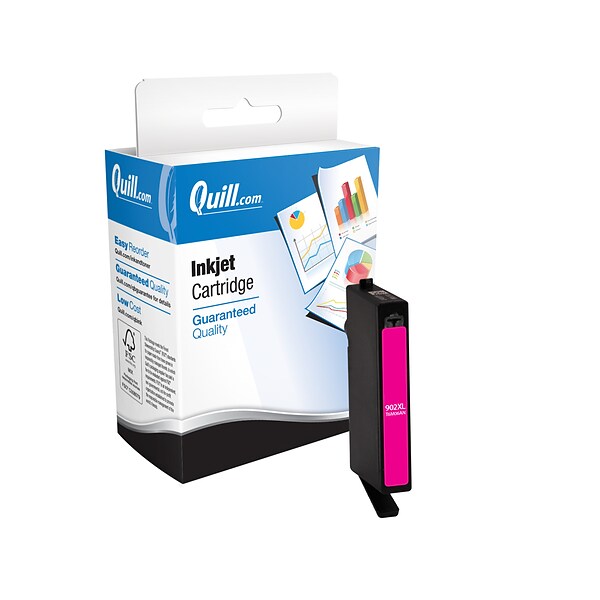 Quill Brand® Remanufactured Magenta High Yield Inkjet Cartridge Replacement for HP 902XL (T6M06AN) (Lifetime Warranty)