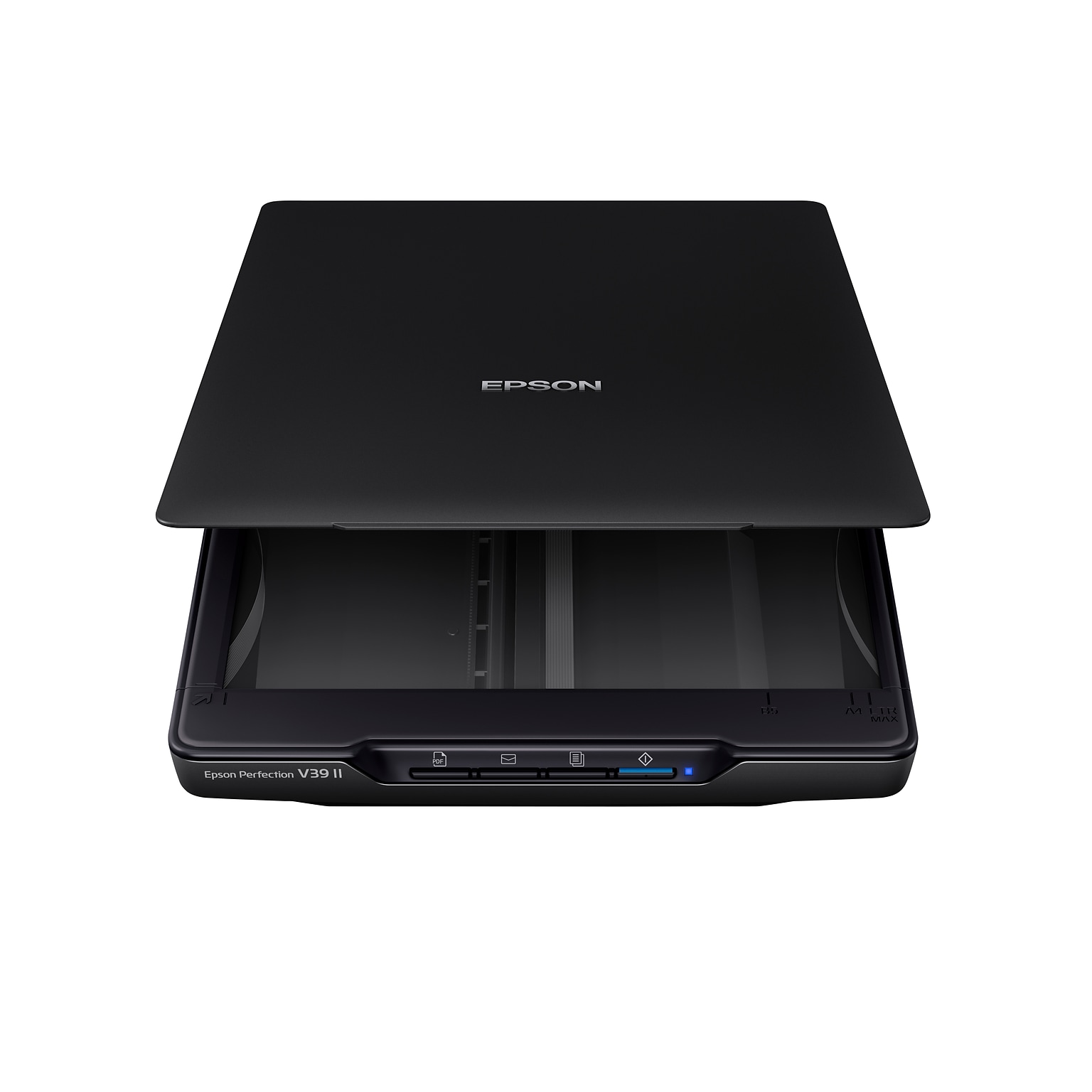 Epson Perfection V39 II Flatbed Portable Photo Scanner, Black (B11B268201)