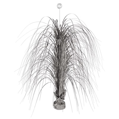 Party City Giant Spray Table Centerpiece, Silver (AM113900-18)