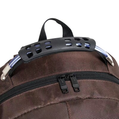 DUKAP EMINENT Laptop Compatible Backpack, Large, Brown (BDK-EMI-BRO)