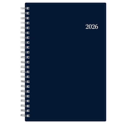 2026 Blue Sky Passages/Solid Navy 5 x 8 Weekly & Monthly Personal Planner (148657-26)
