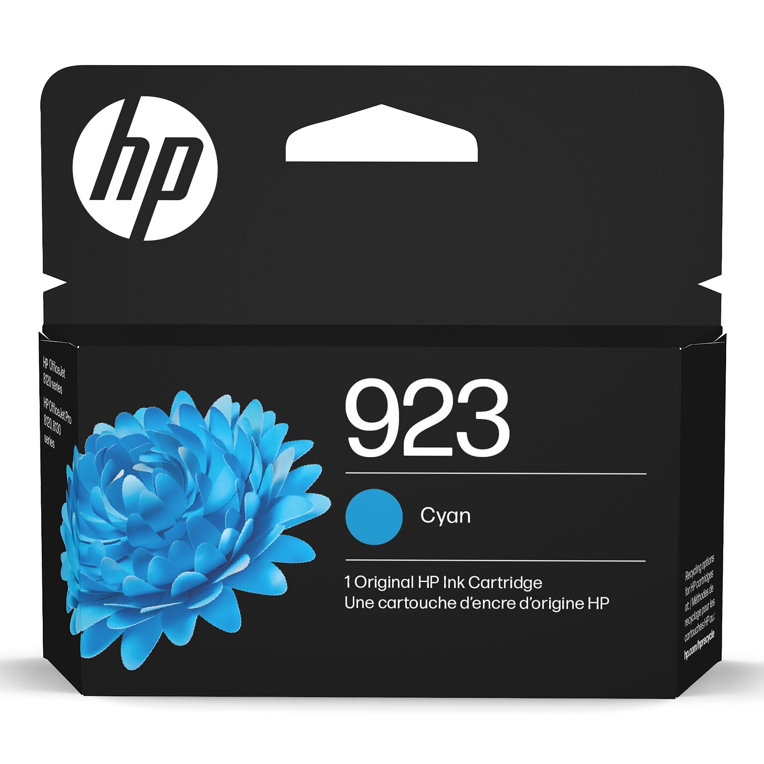 HP 923 Cyan Standard Yield Ink Cartridge, Prints Up to 400 Pages ...