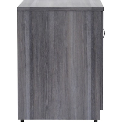 Lorell Essentials Series 2-Door Storage Cabinet, 36"W x 22.5"D x 29.5"H, Weathered Charcoal (LLR69564)