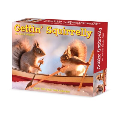 2026 Willow Creek Gettin' Squirrelly 6.2" x 5.4" Day-to-Day Calendar (54185)
