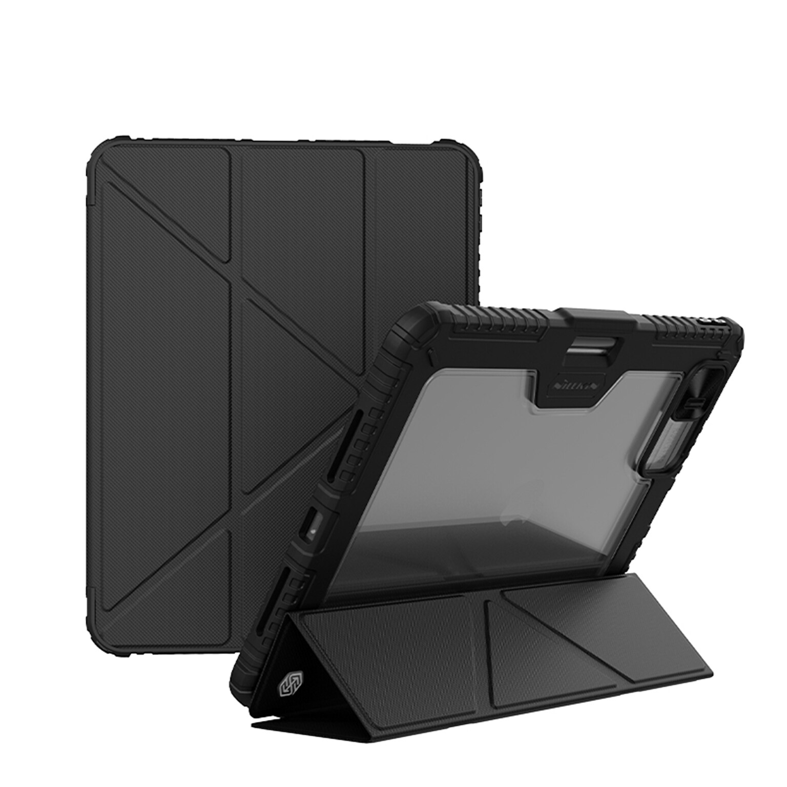 SaharaCase Heavy Duty Folio Case for 13 Apple iPad Air M2 (2024), Scorpion Black (TB00408)