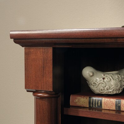 Sauder Palladia 59"W Computer Desk with Hutch, Select Cherry (420513)