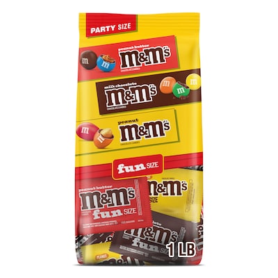 M&MS Fun-Size Milk Chocolate Candy Pack, 19.41 oz., 35 Pieces (460668)