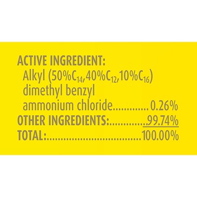 Lysol Disinfecting Wipes, Lemon & Lime Blossom, 80 Wipes/Canister, 6 Canisters/Carton (1920077182CT)