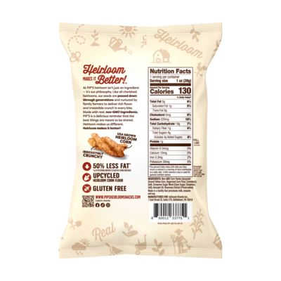 Pips Heirloom Snacks Gluten Free Cinnamon Sugar Twists, 1 oz., 24 Bags/Carton (TWCINN10C24)
