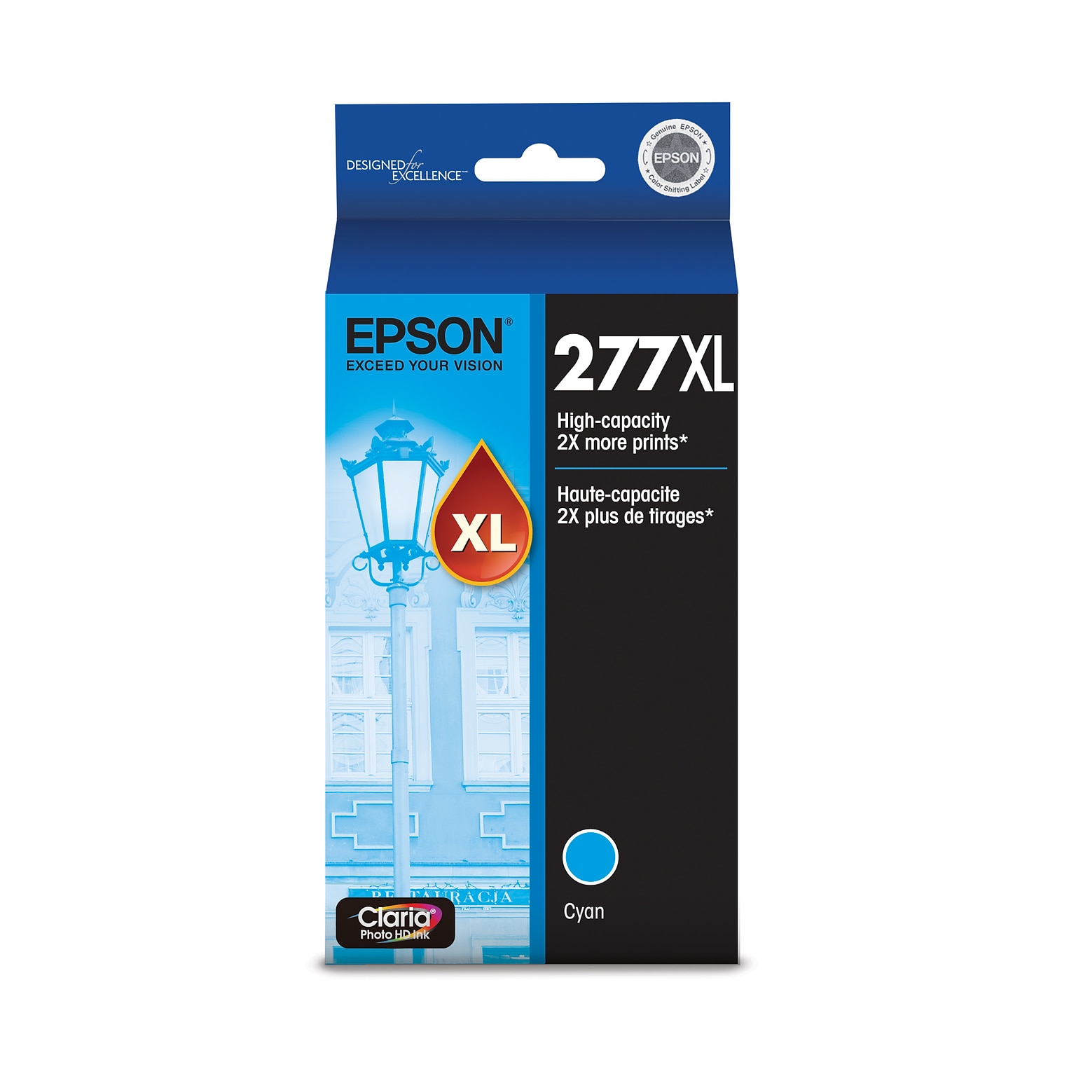 Epson T277XL Cyan High Yield Ink Cartridge
