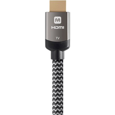 Monoprice Luxe 20 ft. CL3 HDMI Cable, Gray (13755)