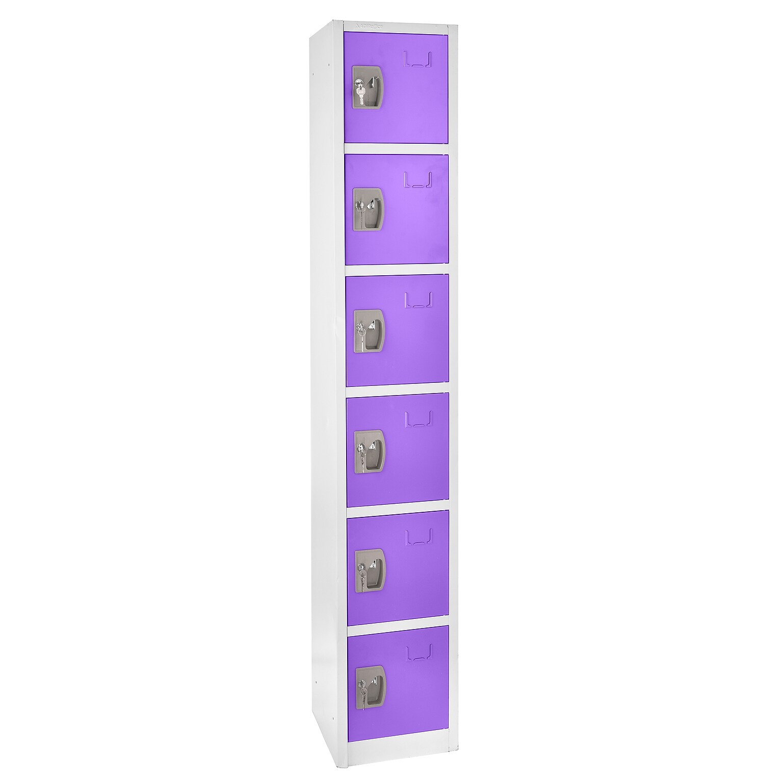 AdirOffice 72 6-Tier Purple Storage Locker (629-206-PUR)