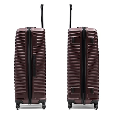 DUKAP Adly 33.27" Hardside Suitcase, 4-Wheeled Spinner, TSA Checkpoint Friendly, Wine (DKADL00XL-WIN)