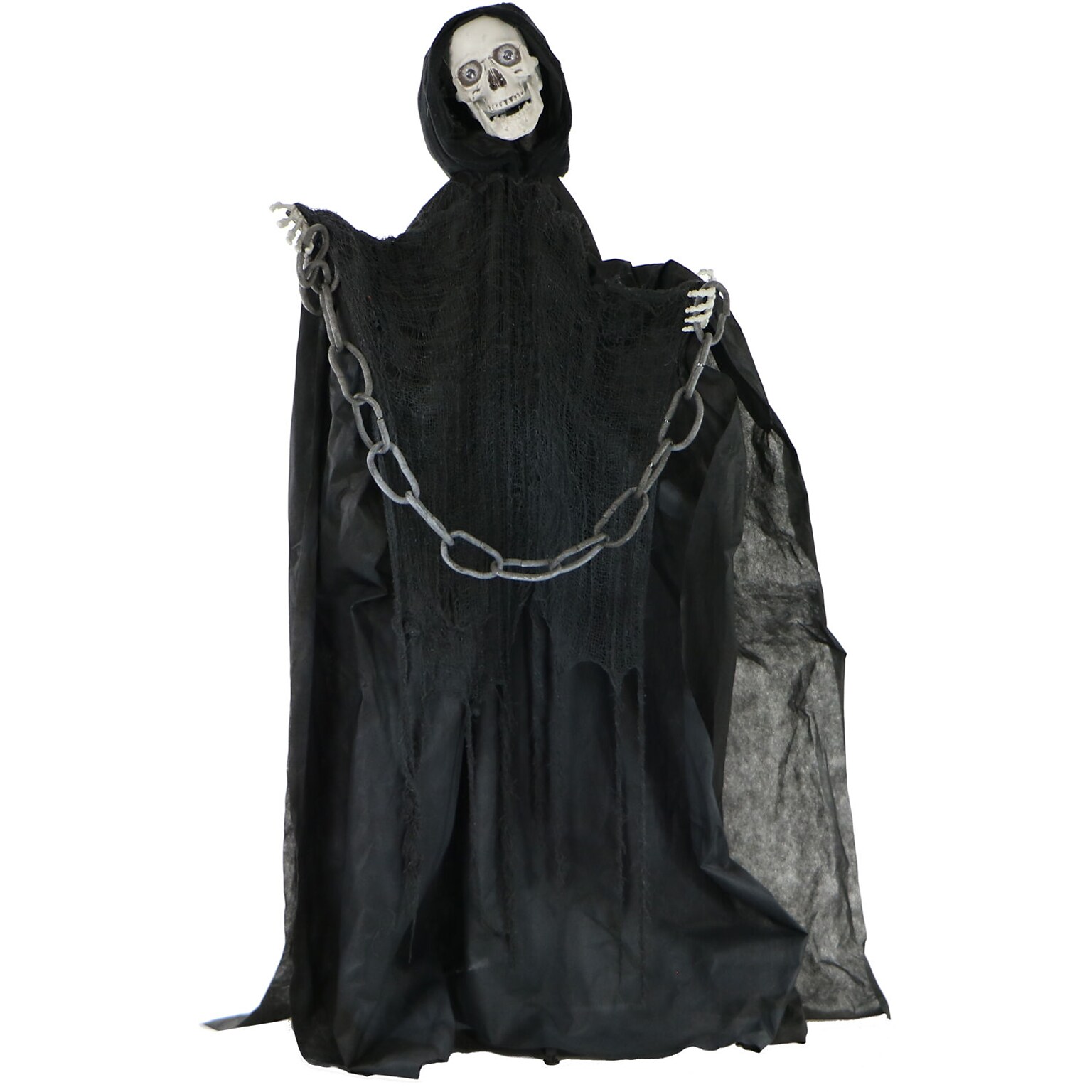 Haunted Hill Farm 63 Thanatos the Talking Skeleton Reaper (HHSKEL-2FLS)